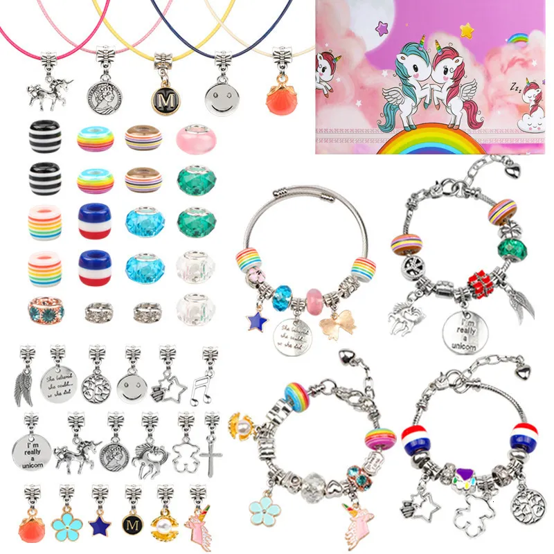 DIY My Craft Jewelry Jewelry Making Kit For Girls And Teens Charm Bracelet  Making Supplies With Beads Educational Birthday Gift From Tuo10, $20.19